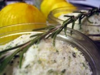 Lavender and lemon body scrub